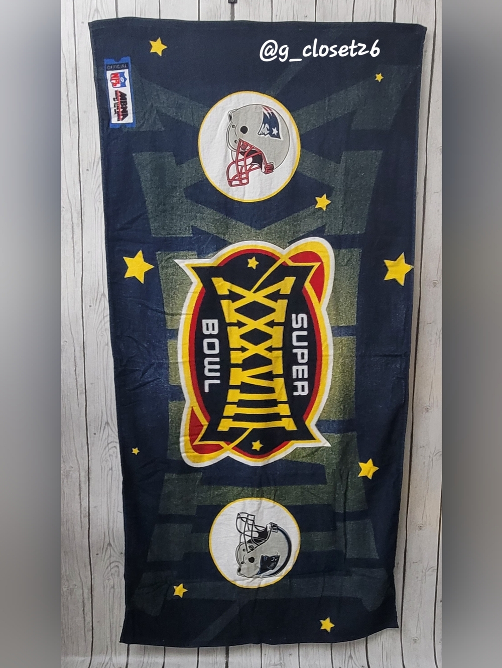 NFL Superbowl XXXVIII Towel